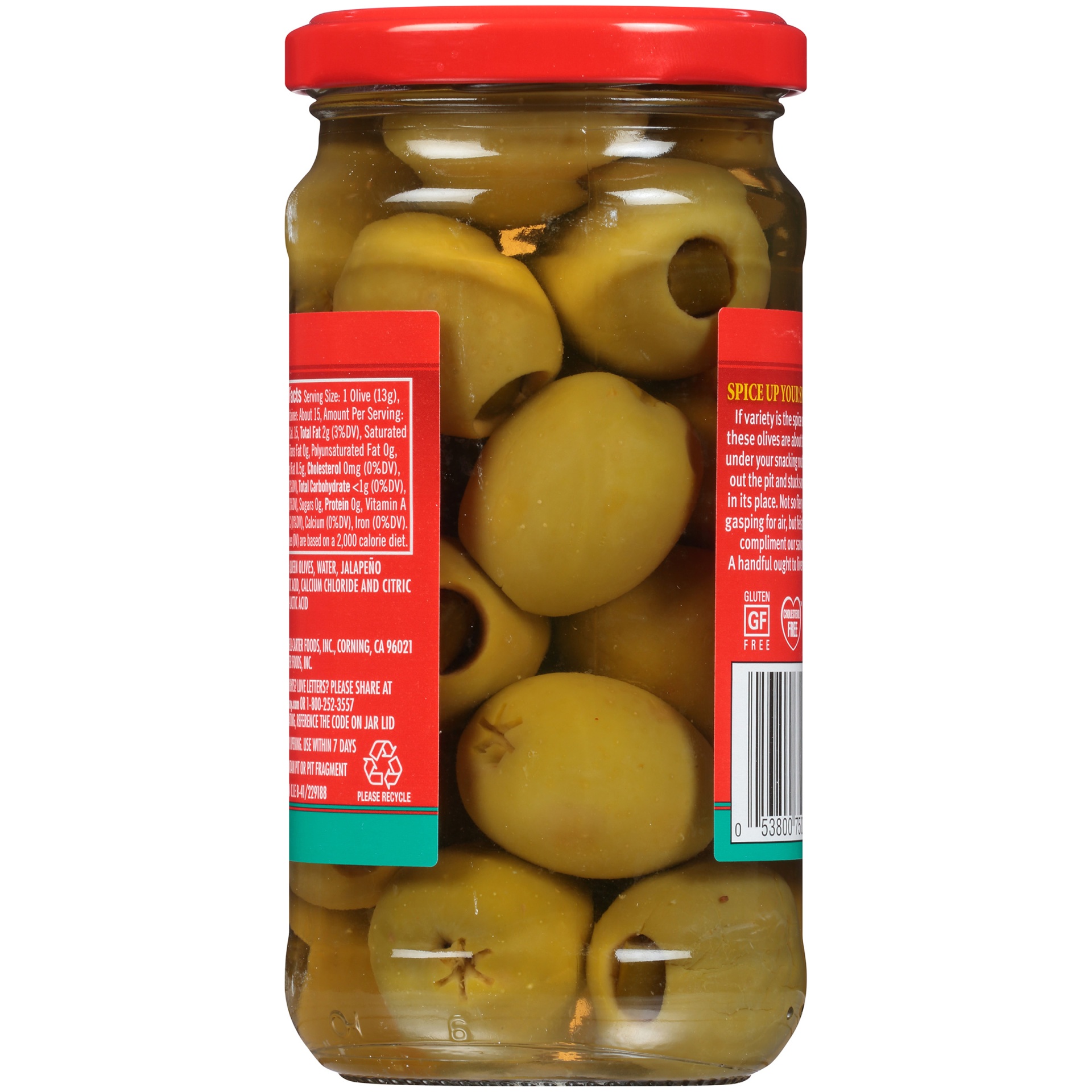 slide 4 of 6, Lindsay Queen Olives With Jalapeno, 7 oz