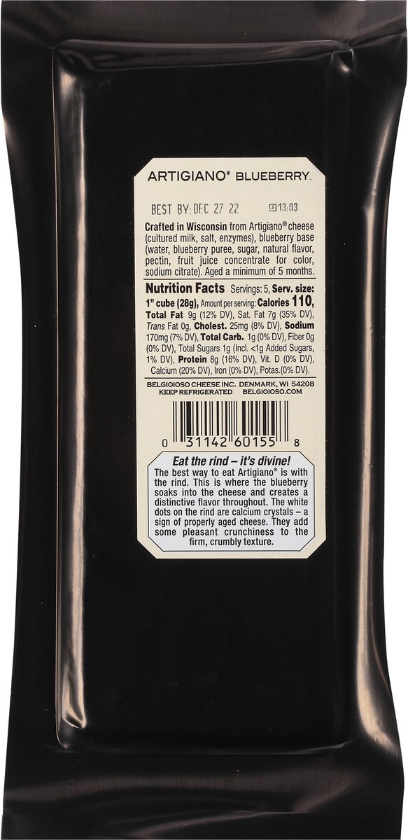 slide 5 of 9, La Bottega BelGioioso Small Batch Hand-Crafted Wisconsin Artigiano Blueberry Cheese 5 oz, 5 oz