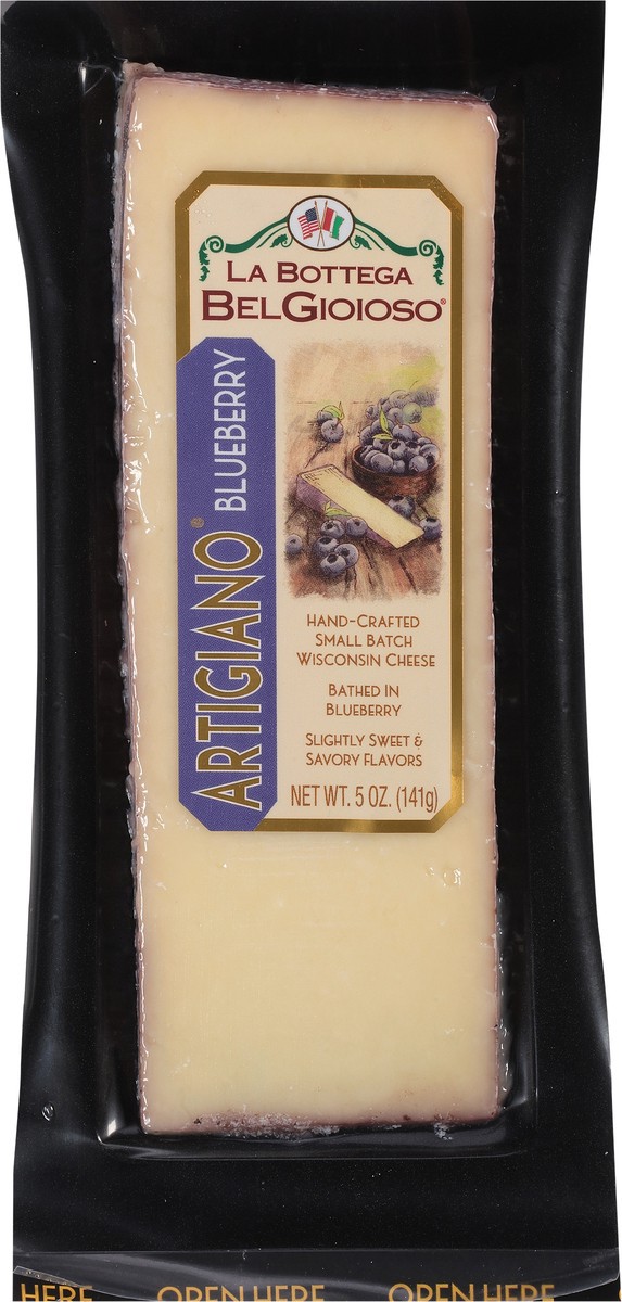 slide 6 of 9, La Bottega BelGioioso Small Batch Hand-Crafted Wisconsin Artigiano Blueberry Cheese 5 oz, 5 oz