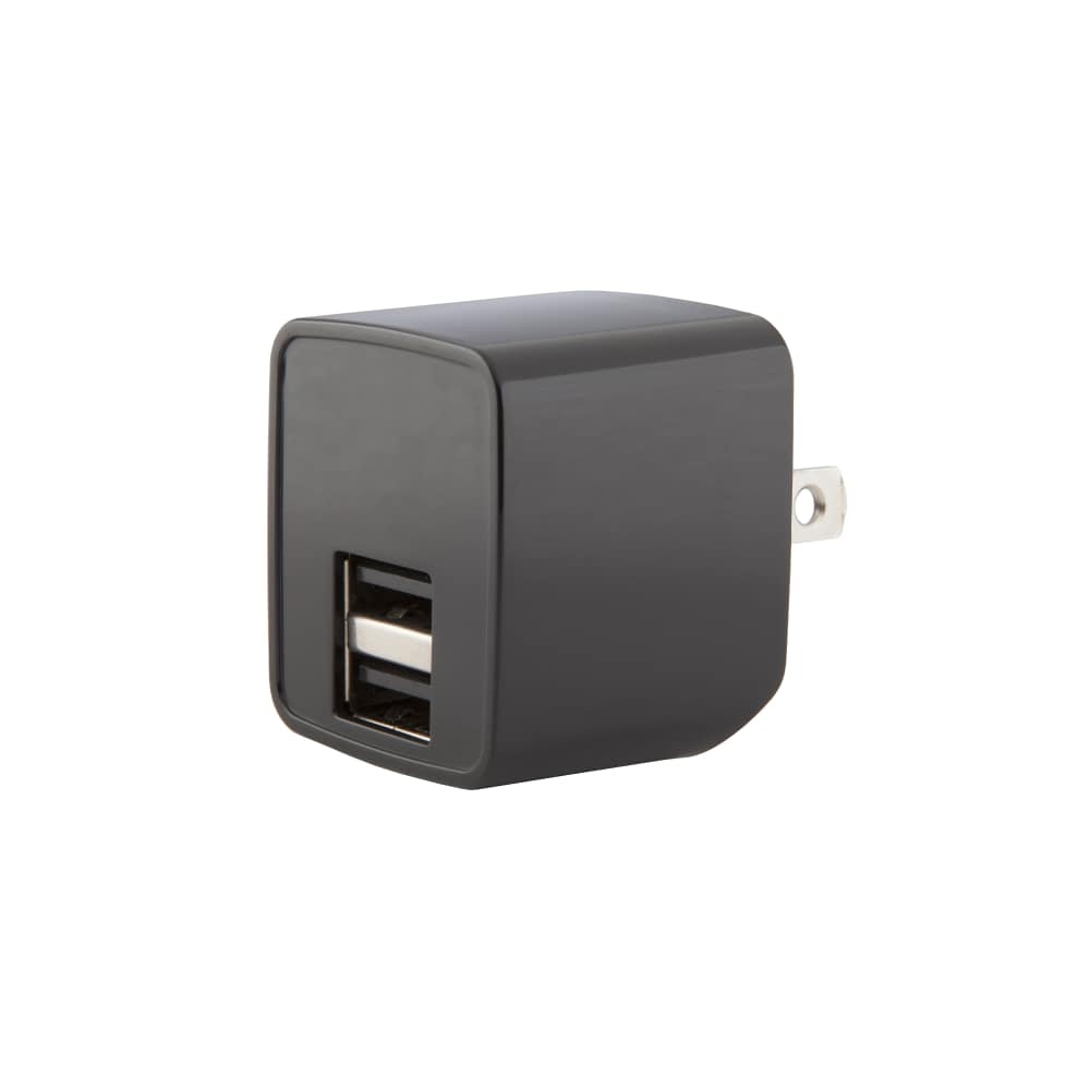 slide 1 of 1, Cellcandy 2.4 Amp Double Wall Charger - Black, 1 ct