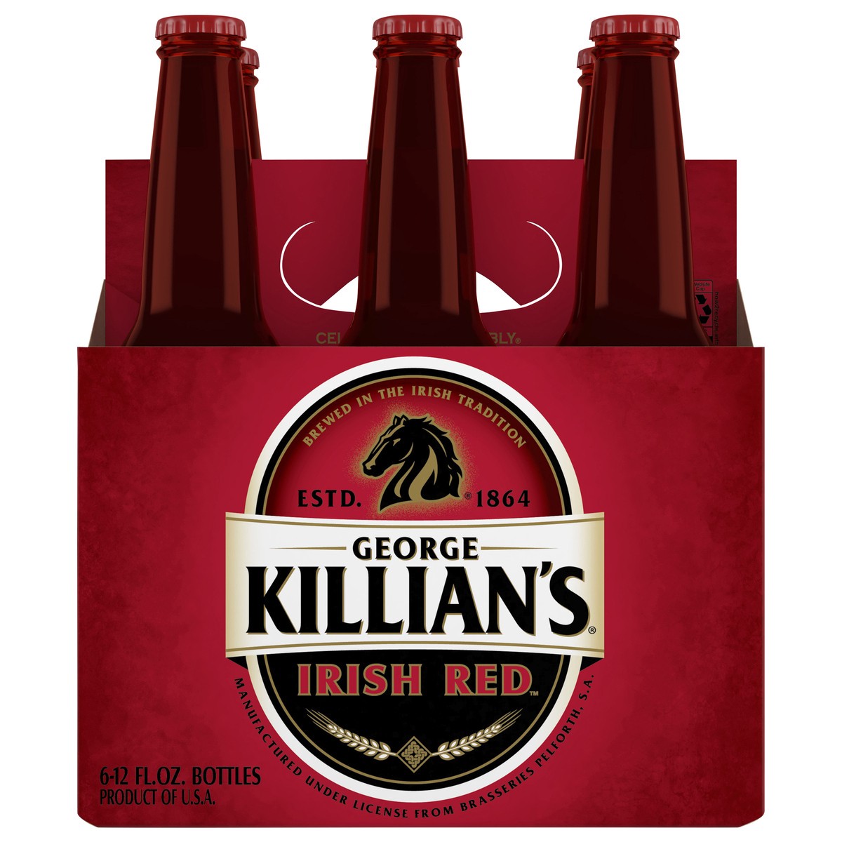 slide 1 of 5, George Killian's Irish Red Beer 6 - 12 fl oz Bottles, 6 ct; 12 oz