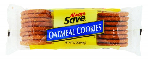 slide 1 of 1, Always Save Oatmeal Cookies, 12 oz