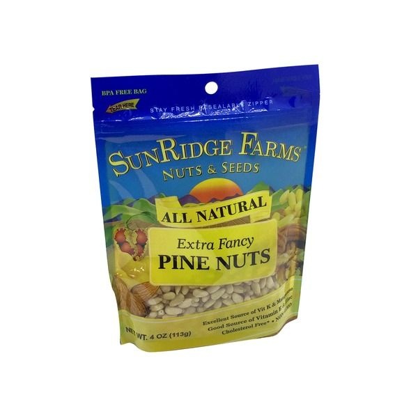 slide 1 of 1, SunRidge Farms All Natural Extra Fancy Pine Nuts, per lb