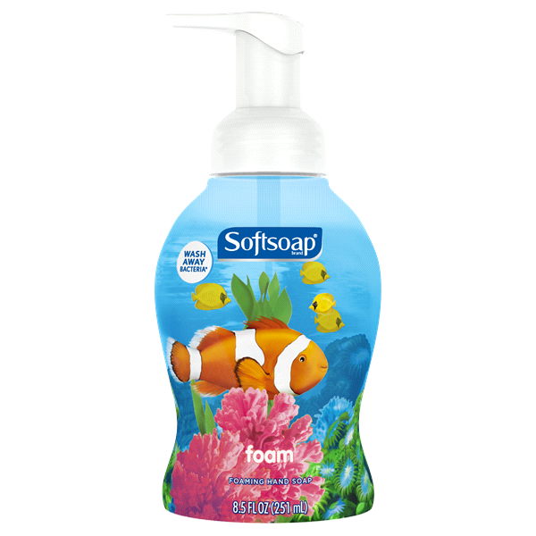 slide 1 of 1, Softsoap Foaming Hand Soap Pump, Aquarium Series, 8.5 oz