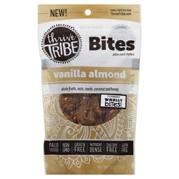 slide 1 of 1, Thrive Tribe Vanilla Almond Clusters, 6 oz