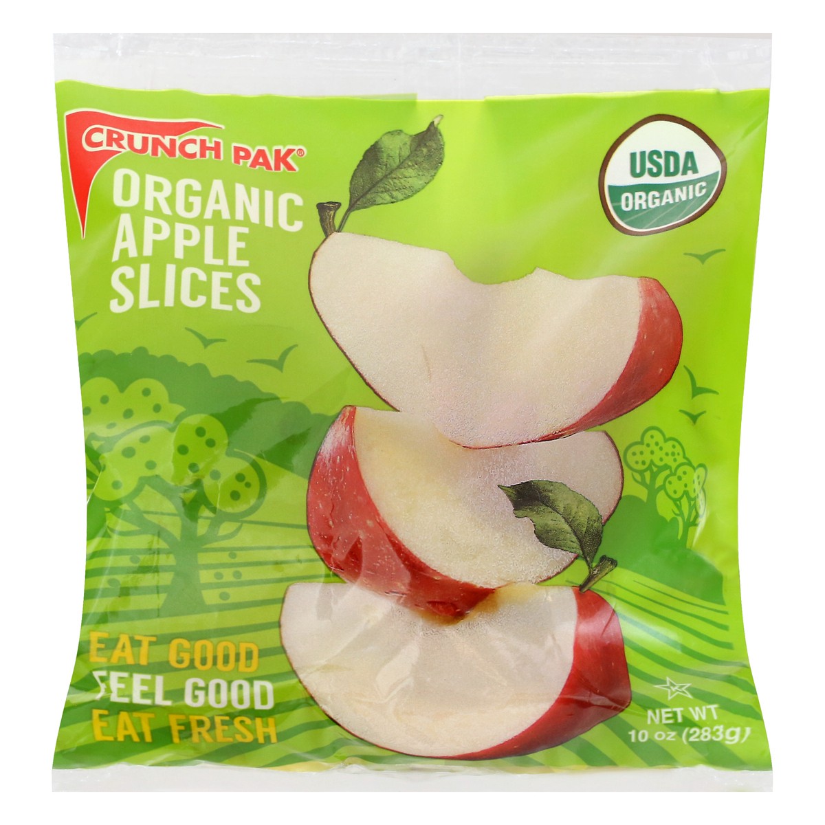 slide 1 of 9, Crunch Pak Crunchpak Organic Apple Slices, 10 oz