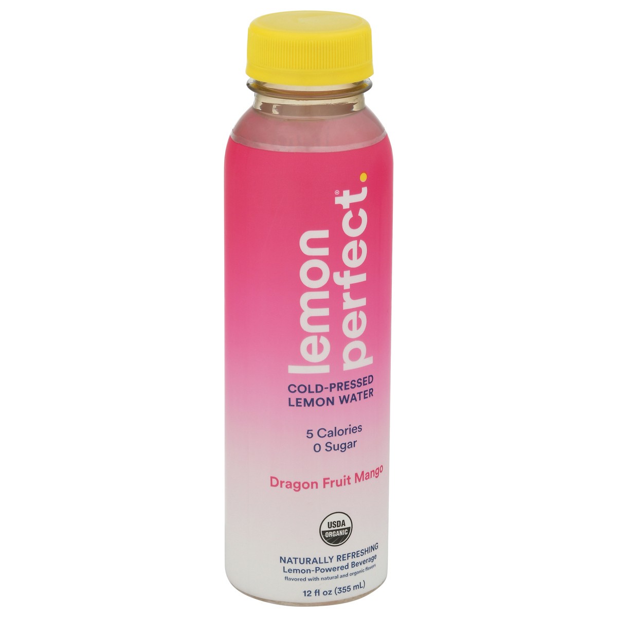 slide 2 of 9, Lemon Perfect Cold-Pressed Dragon Fruit Mango Lemon Water 12 fl oz, 12 fl oz