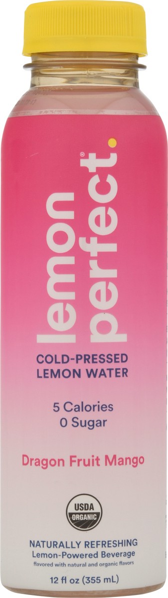 slide 6 of 9, Lemon Perfect Cold-Pressed Dragon Fruit Mango Lemon Water 12 fl oz, 12 fl oz