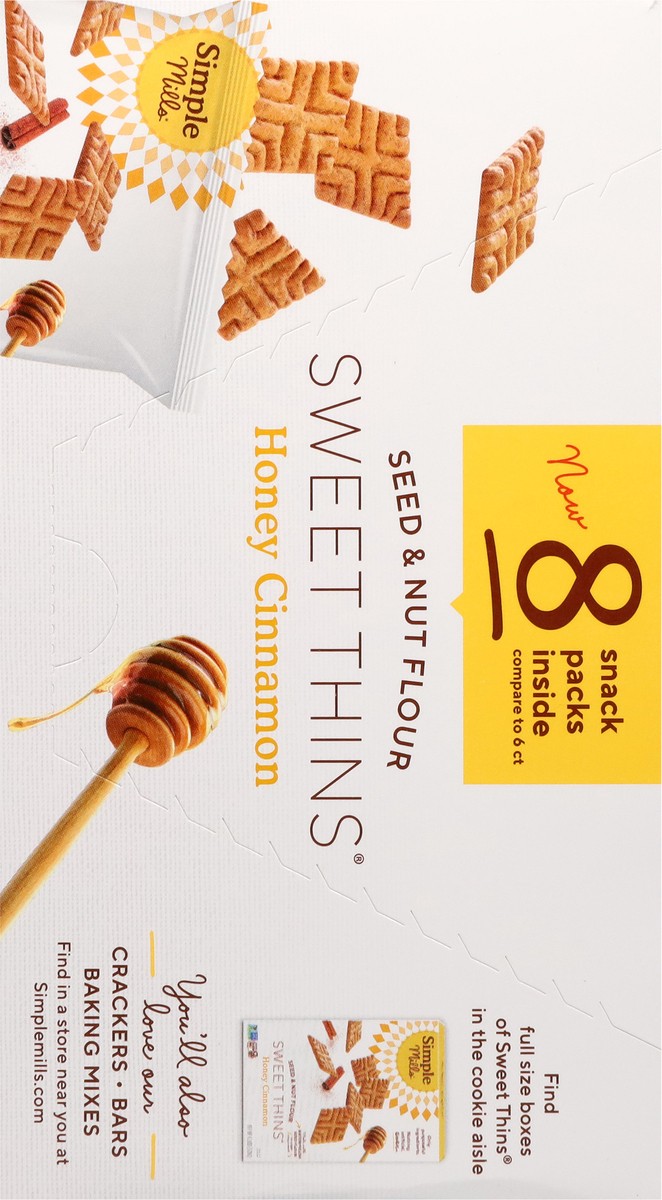 slide 9 of 15, Simple Mills Sweet Thins Honey Cinn Snack Pack, 6.5 oz