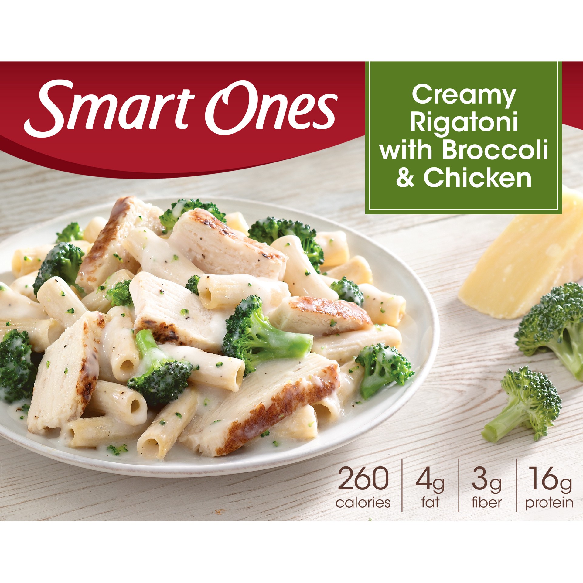 slide 1 of 8, Smart Ones Frozen Creamy Rigatoni with Broccoli & Chicken - 9oz, 