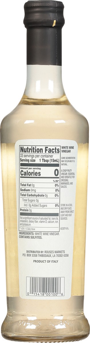 slide 4 of 11, Rouses Markets White Wine Vinegar 16.9 fl oz, 16.9 fl oz