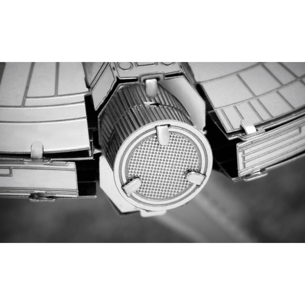 slide 5 of 13, Fascinations Metal Earth Star Wars Millennium Falcon Steel Model Kit, 2.83 in x 2.2 in x 1.81 in