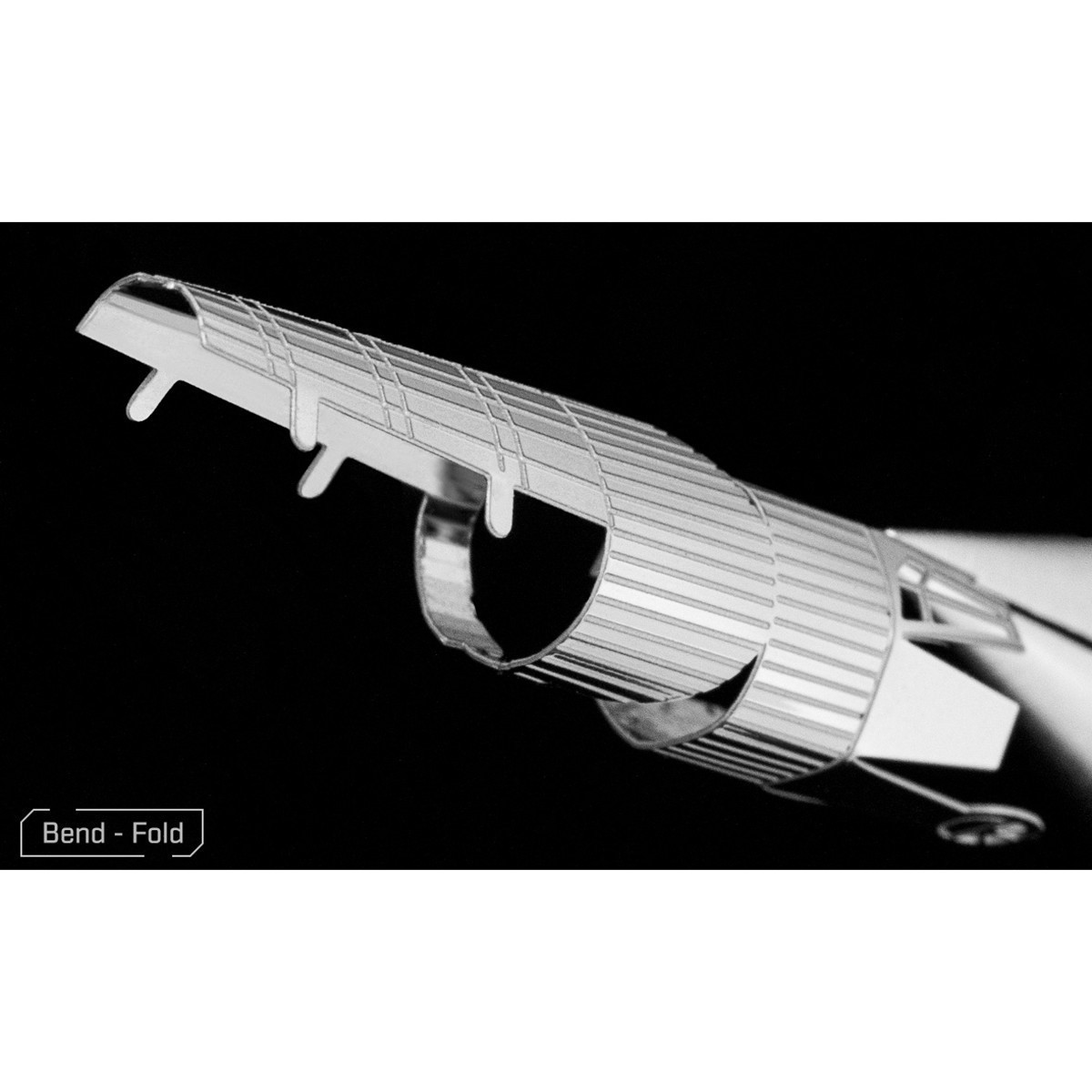 slide 8 of 13, Fascinations Metal Earth Star Wars Millennium Falcon Steel Model Kit, 2.83 in x 2.2 in x 1.81 in