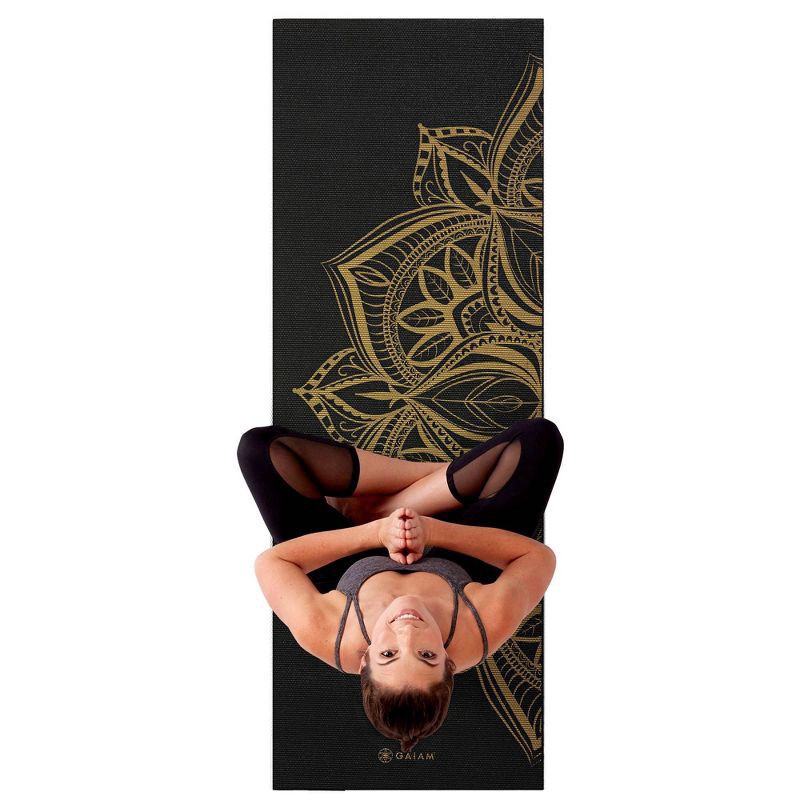 slide 5 of 6, Gaiam Bronze Medallion Yoga Mat, 6 mm