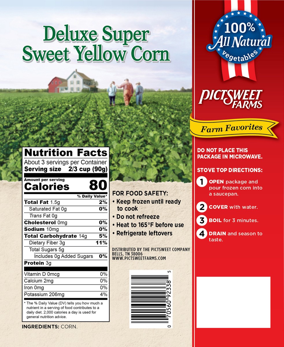 slide 2 of 3, PictSweet Sweet Yellow Corn, 10 oz