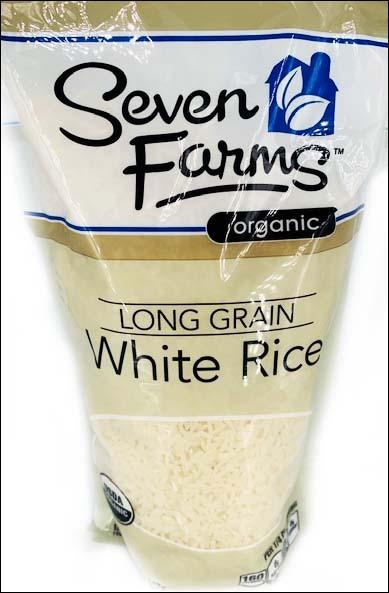 slide 1 of 1, Seven Farms Organic Long Grain W, 32 oz