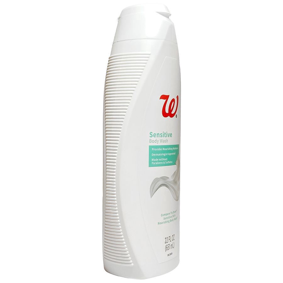 slide 2 of 4, Walgreens Sensitive Body Wash, 22 fl oz