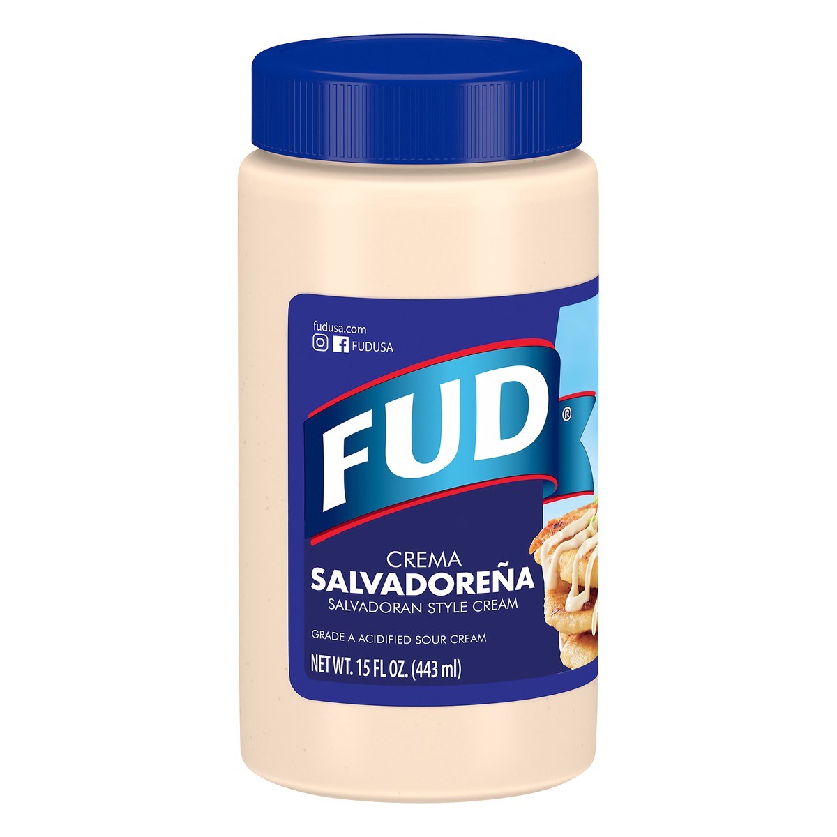 slide 4 of 9, FUD Salvadoran Style Acidified Sour Cream 15 oz, 15 oz