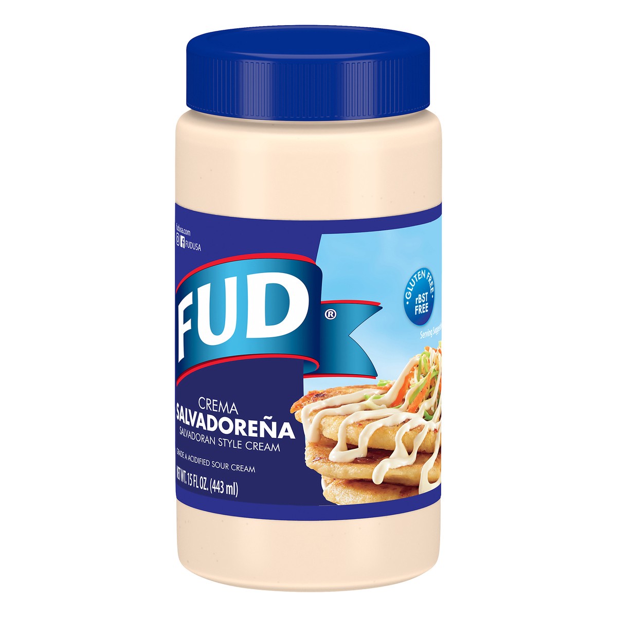 slide 8 of 9, FUD Salvadoran Style Acidified Sour Cream 15 oz, 15 oz