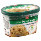 slide 1 of 1, Harris Teeter Premium Frozen Yogurt -Chocolate Chip Cookie Dough, 48 oz