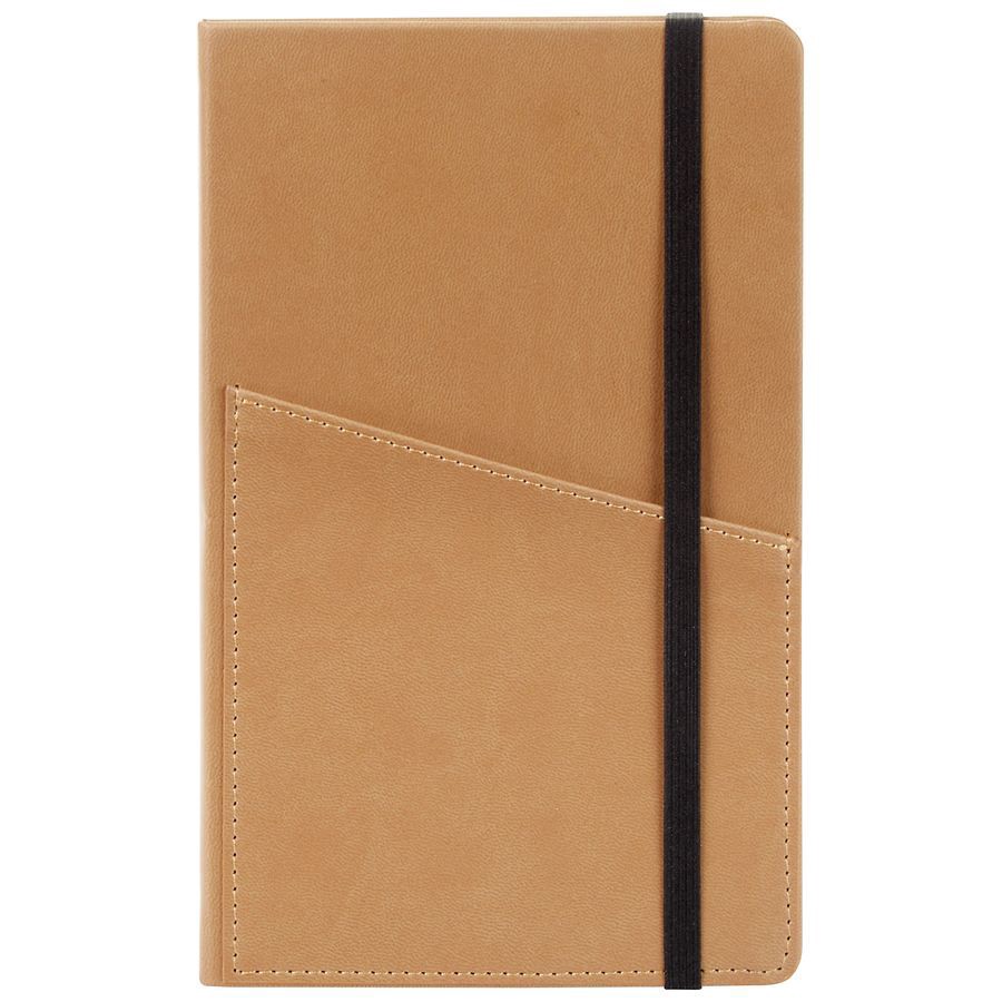 slide 2 of 2, Modern Expressions Medium Leatherette Journal with Pocket, 1 ct