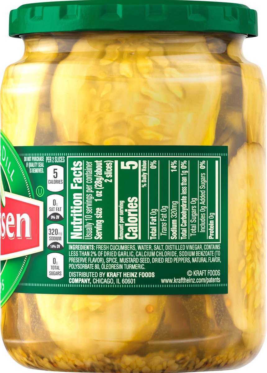 slide 4 of 13, Claussen Kosher Dill Pickle Chips, 20 fl. oz. Jar, 20 fl oz