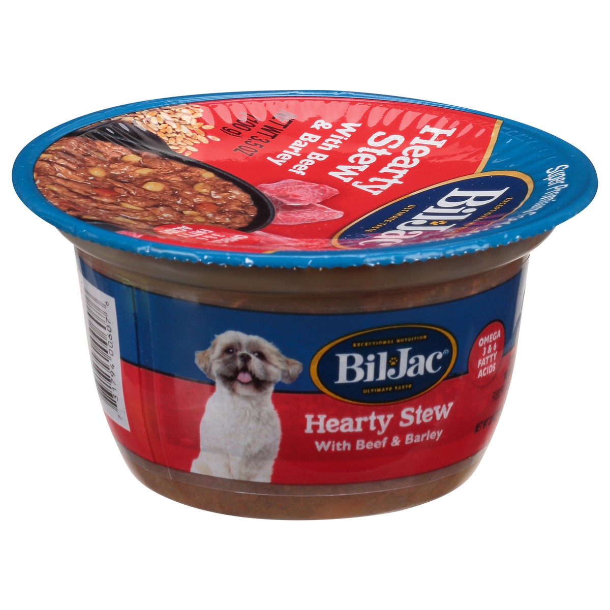 slide 6 of 10, Bil-Jac Super Premium Hearty Stew with Beef & Barley Food for Dogs 3.5 oz, 3.50 oz