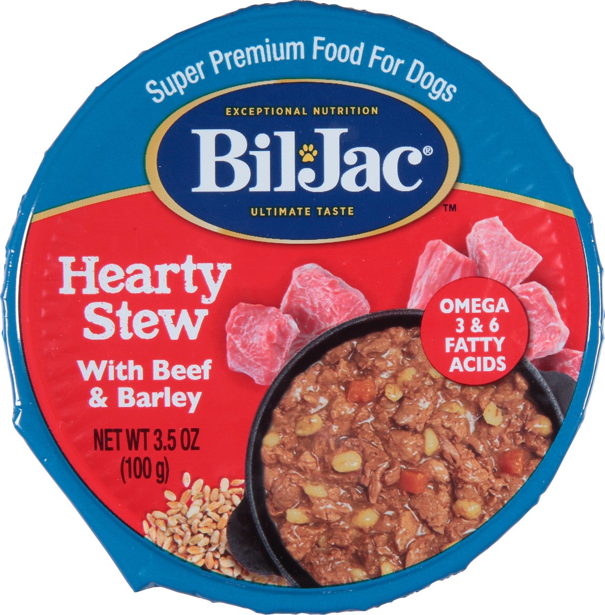 slide 5 of 10, Bil-Jac Super Premium Hearty Stew with Beef & Barley Food for Dogs 3.5 oz, 3.50 oz