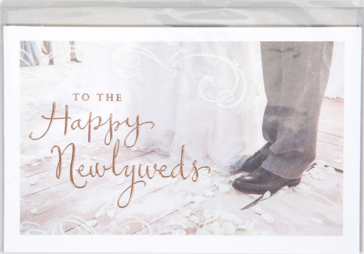 slide 7 of 9, Carlton Cards American Greetings Wedding Card (Happy Newlyweds), 1 ct