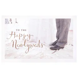 American Greetings To the Happy Newlyweds Greeting Card 1 ea