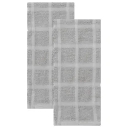 Room & Retreat 2pk Solid Kitchen Towel Drizzle, 18 in x 28 in