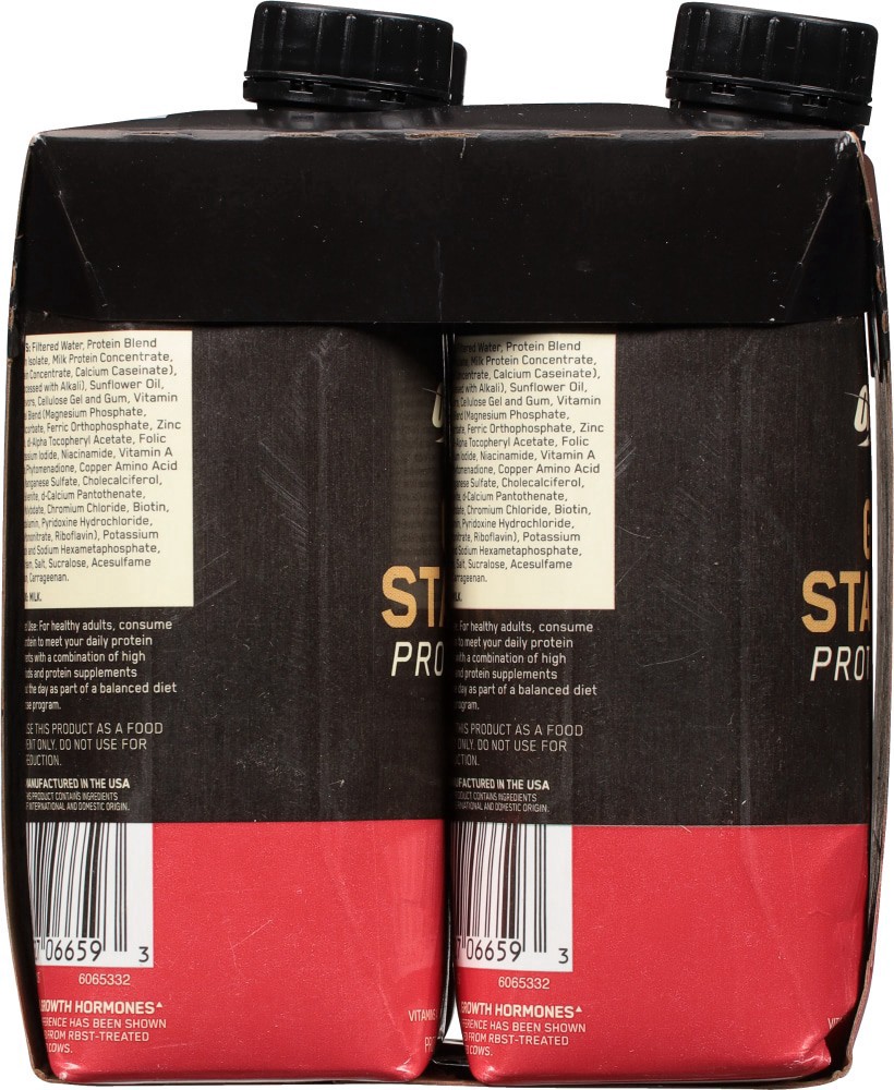 slide 4 of 4, Optimum Nutrition Chocolate Protein Shakes, 4 ct; 11 fl oz