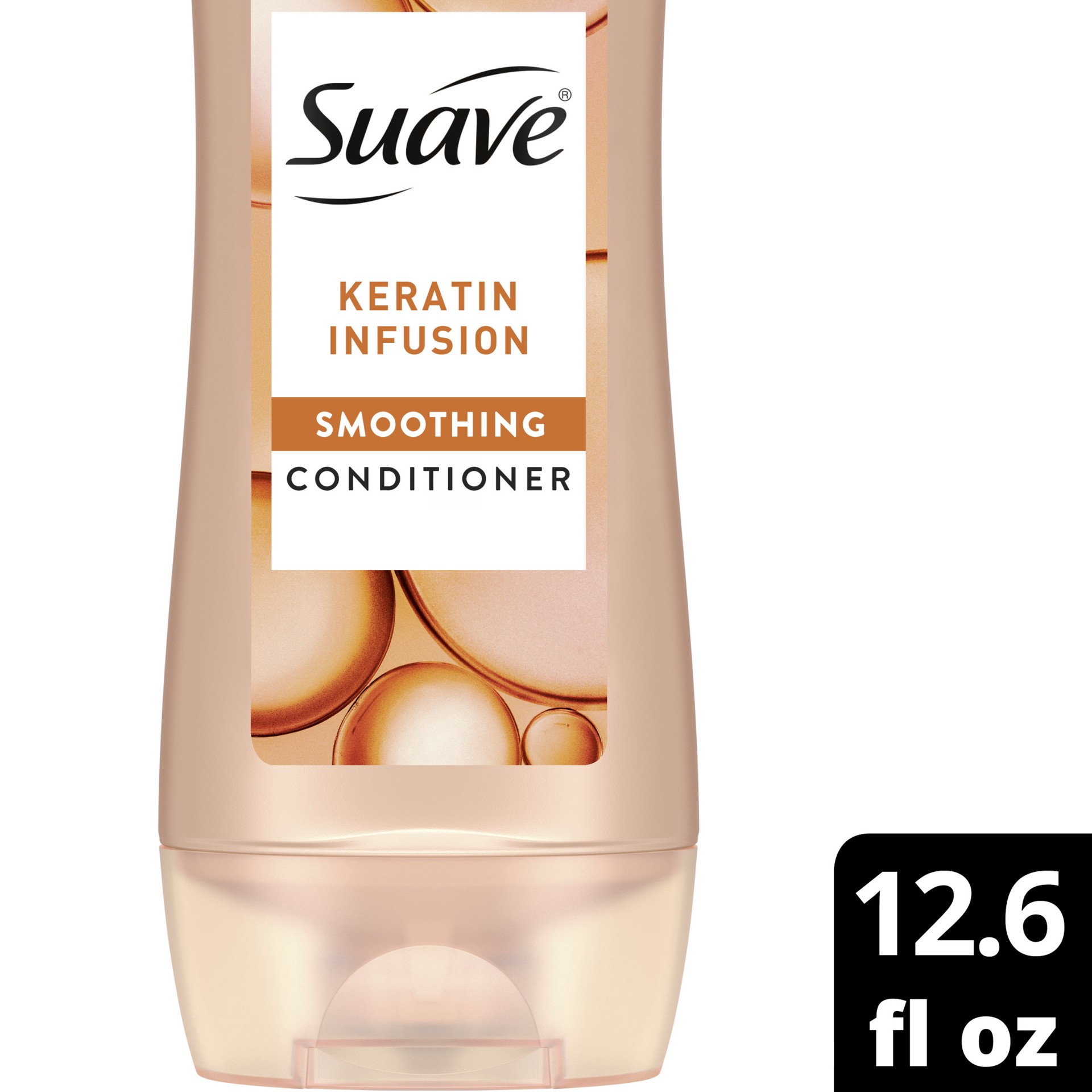 slide 1 of 7, Suave Professionals Smoothing Conditioner Keratin Infusion For Dry Hair Hair Conditioner with 48-hour Frizz Control 12.6 oz, 12.6 fl oz