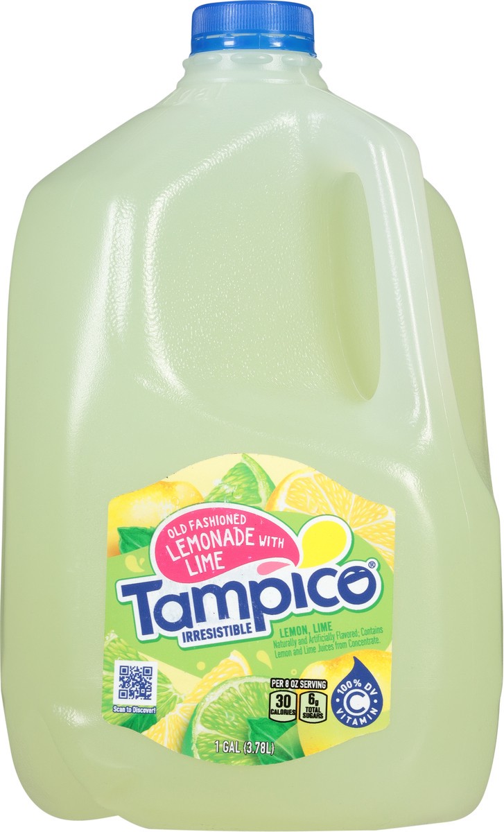 slide 9 of 12, Tampico Old Fashioned Lemonade with Lime 1 gal, 1 gal