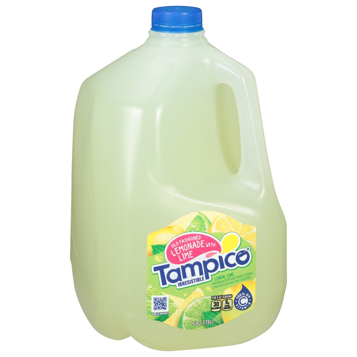 slide 11 of 12, Tampico Old Fashioned Lemonade with Lime 1 gal, 1 gal