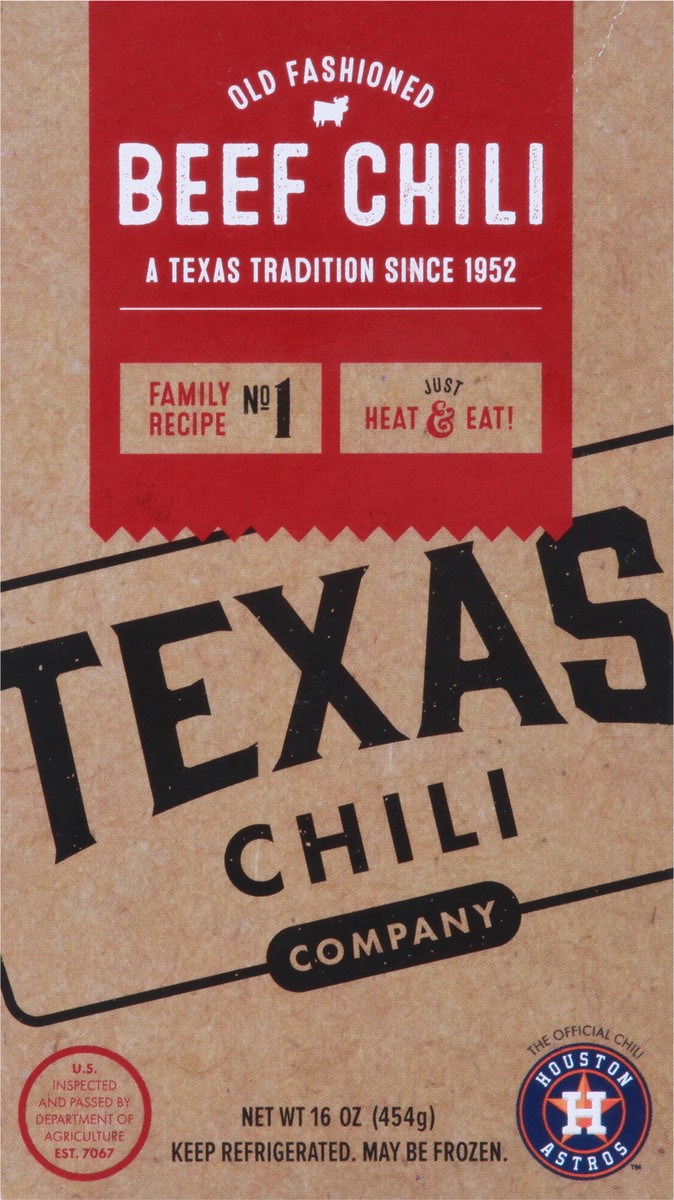 slide 4 of 9, Texas Chili Company Old Fashioned Beef Chili 16 oz, 16 oz