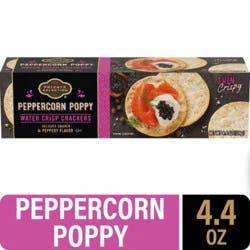 Private Selection Peppercorn Poppy Water Crisp Crackers