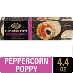 Private Selection Peppercorn Poppy Water Crisp Crackers