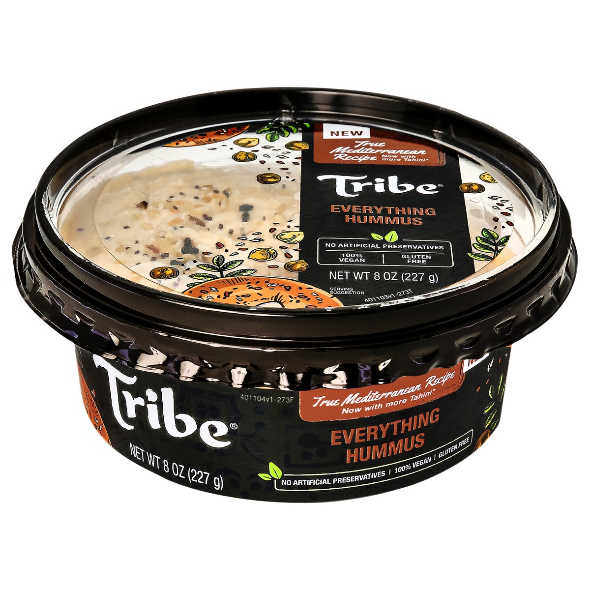 slide 1 of 9, Tribe Everything Hummus, 8 oz