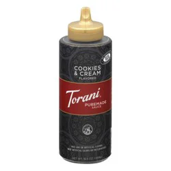 Torani Sauce Puremade Cookies & Cream Flavored - 16.5 oz