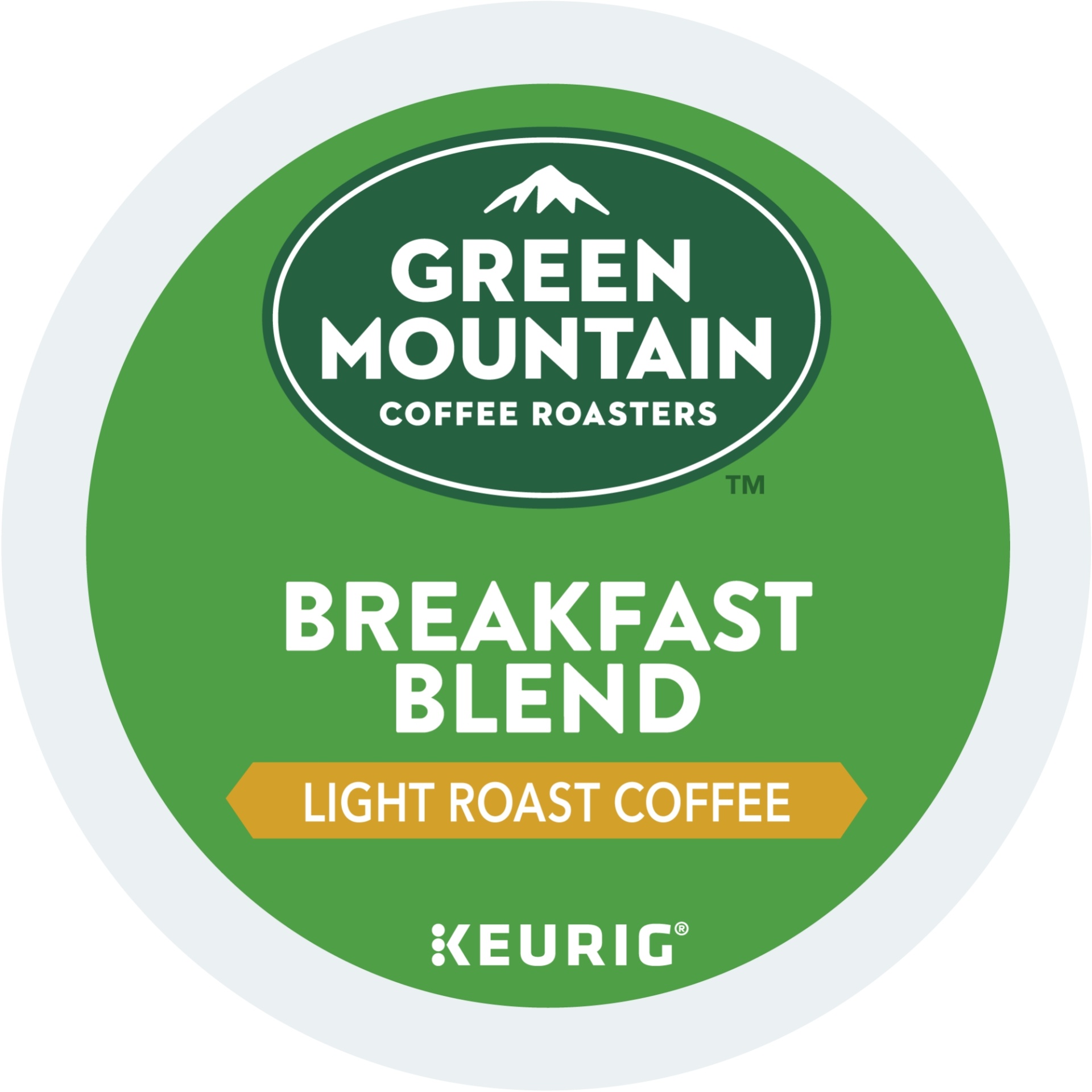 slide 1 of 4, Green Mountain Coffee Roasters Breakfast Blend Single-Serve Keurig K-Cup Pods, Light Roast Coffee, 6 ct