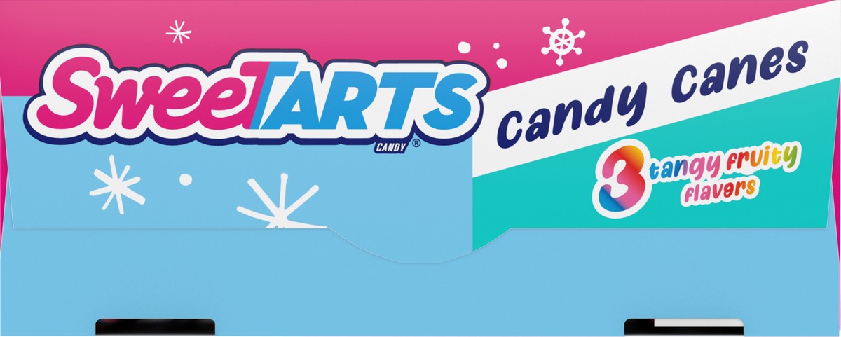slide 15 of 15, SweeTARTS 3 Tangy Fruity Flavors Candy Canes 12 ea, 12 ct
