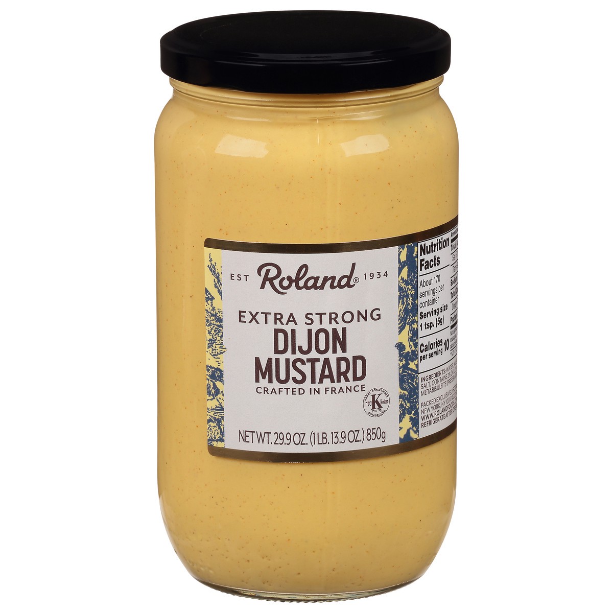 slide 13 of 14, Roland Extra Strong Dijon Mustard 29.9 oz, 29.9 oz