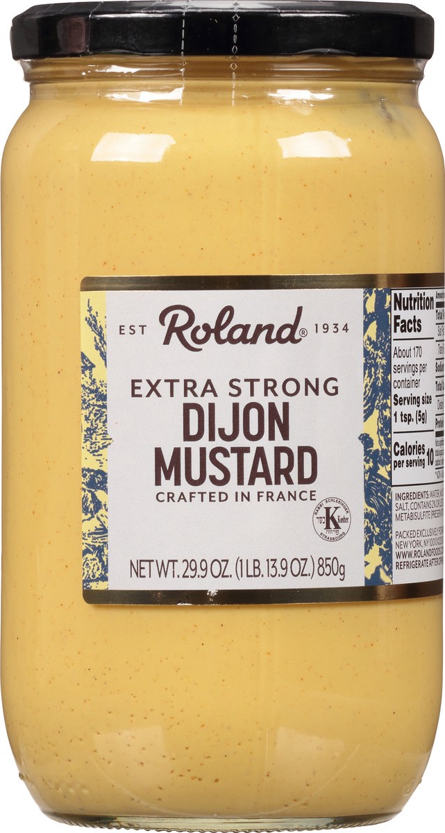 slide 5 of 14, Roland Extra Strong Dijon Mustard 29.9 oz, 29.9 oz