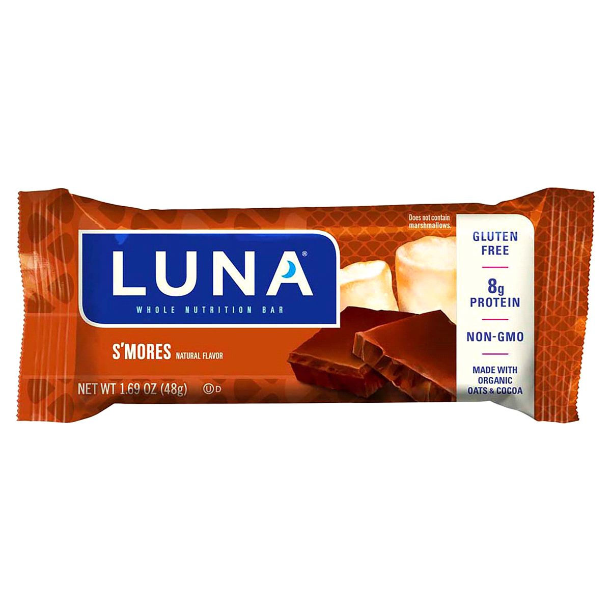 slide 1 of 1, Luna Bar Smores, 1.69 oz