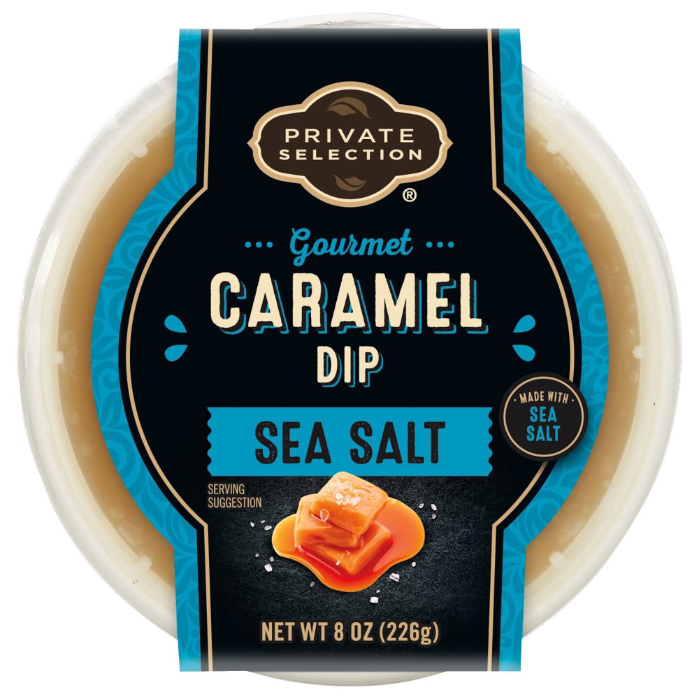 slide 2 of 3, Private Selection Gourmet Sea Salt Caramel Dip, 8 oz