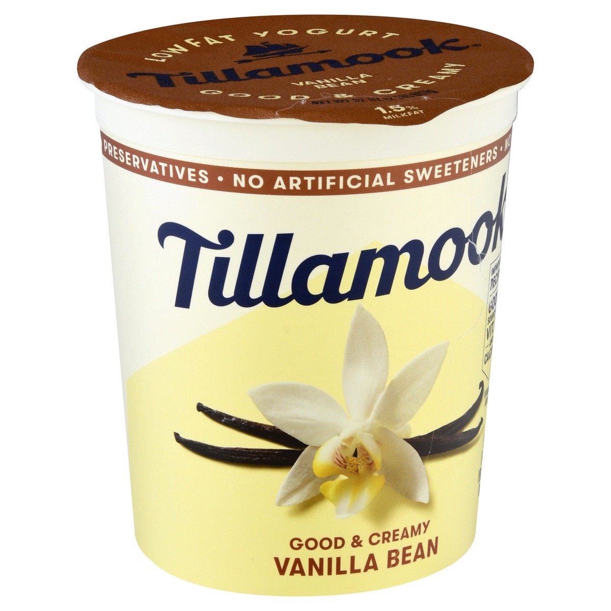 slide 2 of 9, Tillamook Vanilla Bean Yogurt, 32 oz