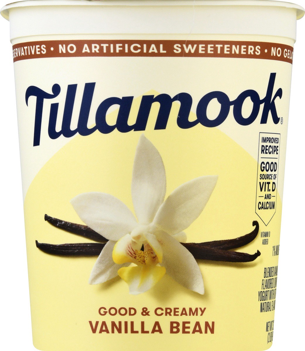slide 4 of 9, Tillamook Vanilla Bean Yogurt, 32 oz