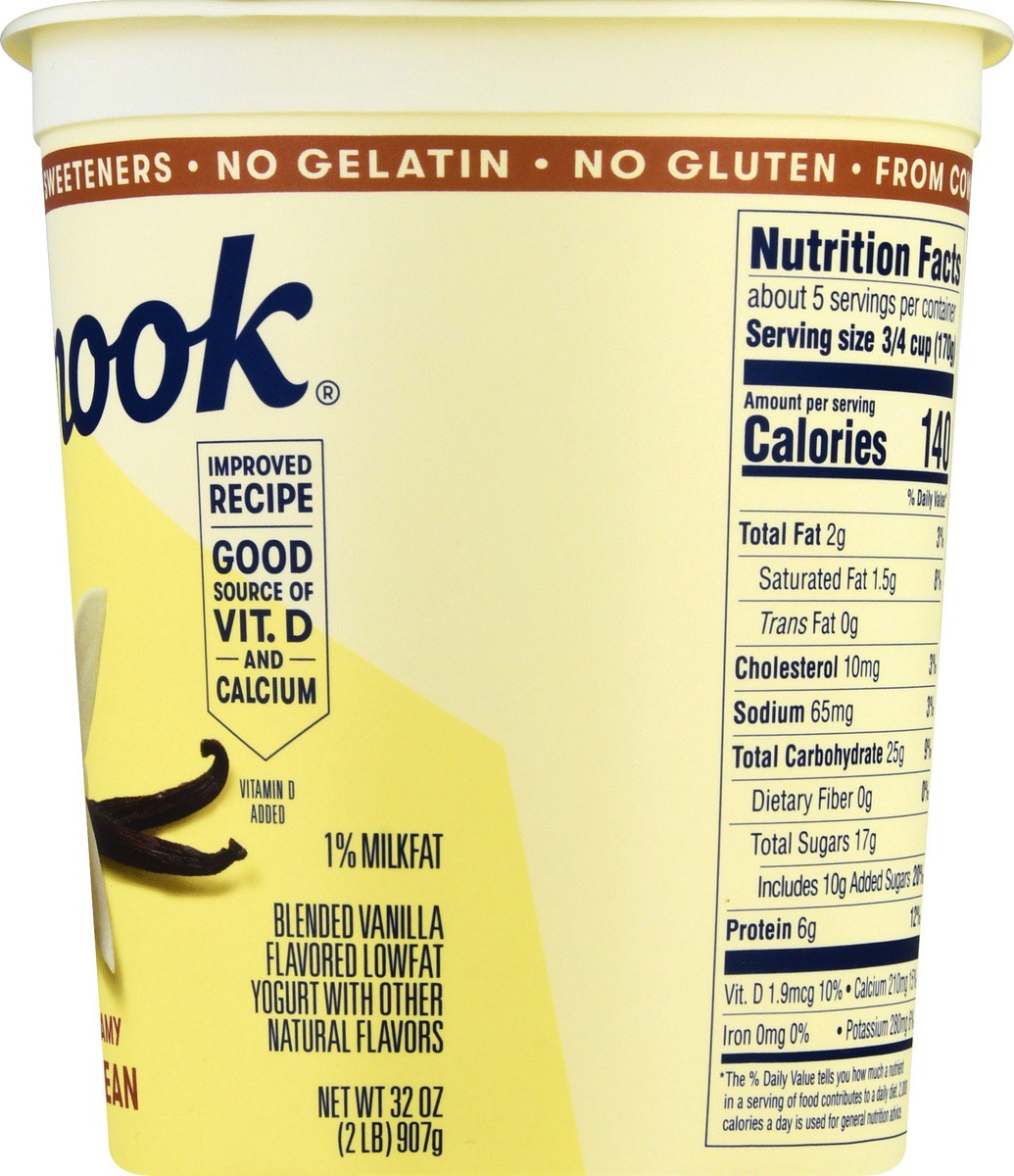 slide 6 of 9, Tillamook Vanilla Bean Yogurt, 32 oz