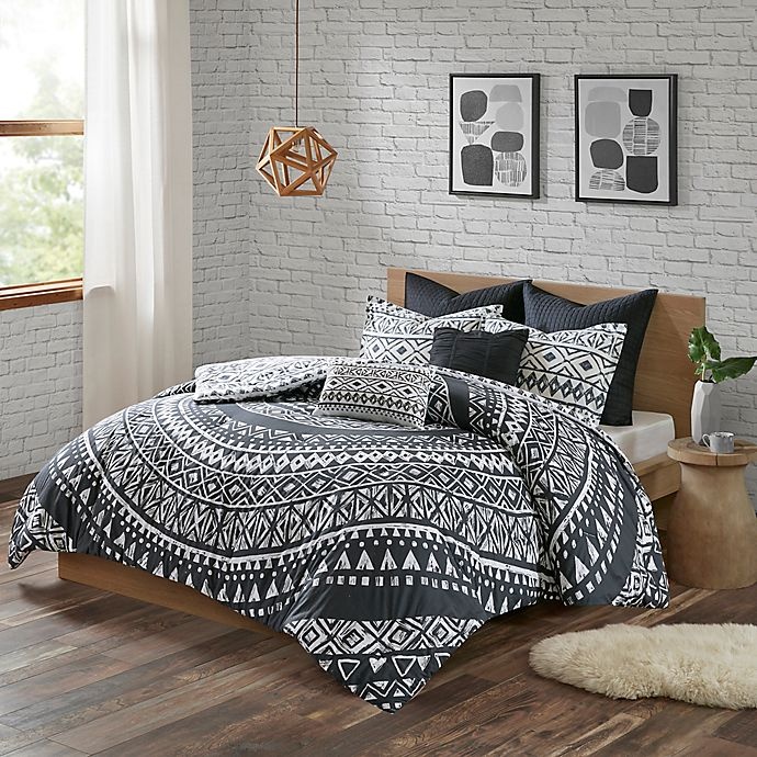 slide 1 of 14, Urban Habitat Larisa King/California King Comforter Set - Black, 1 ct